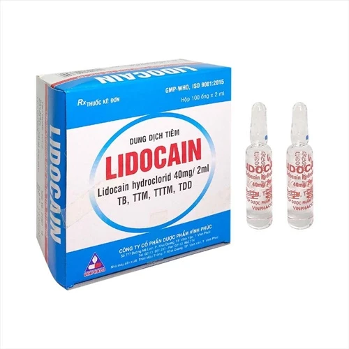 Lidocain hydroclorid 40mg/2ml - Thuốc gây tê tại chỗ hiệu quả