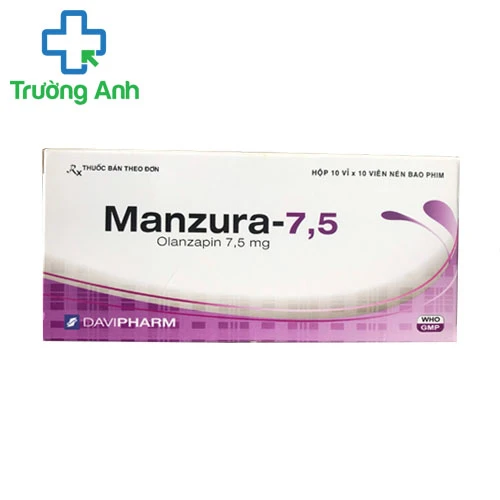 MANZURA-7,5 -Thuốc điều trị bệnh thần kinh của Davipharm