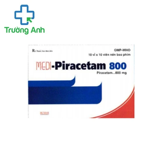 Medi-Piracetam 800 - Thuốc điều trị chóng mặt, suy giảm trí nhớ