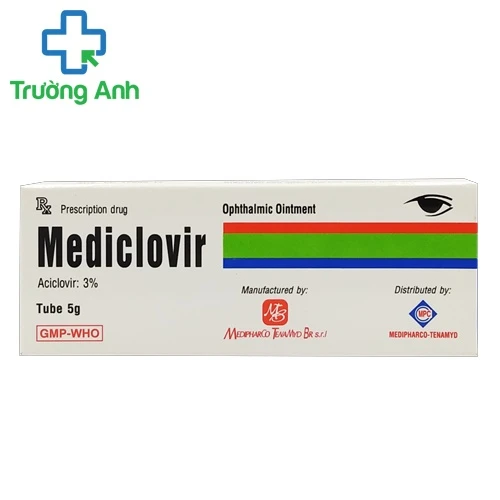 Mediclovir - Thuốc mỡ điều trị viêm kết mạc hiệu quả