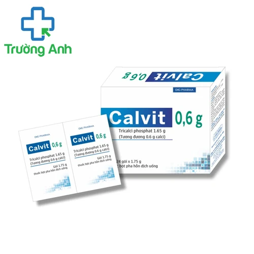 Calvit 0,6g DHG - Thuốc hỗ trợ điều trị còi xương ở trẻ em hiệu quả