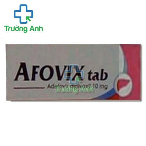 Afovix tab 10mg Pymepharco - Thuốc điều trị viêm gan B mạn tính
