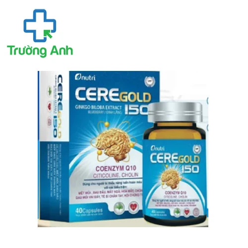 Ceregold 150 Santex - Giúp tăng cường tuần hoàn máu hiệu quả