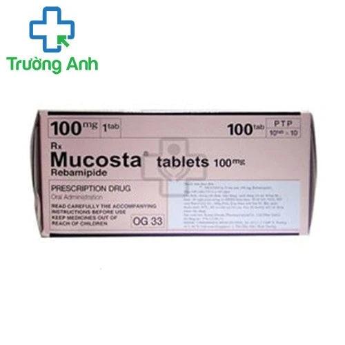 Mucosta Tablets 100mg -Thuốc điều trị viêm loét dạ dày hiệu quả