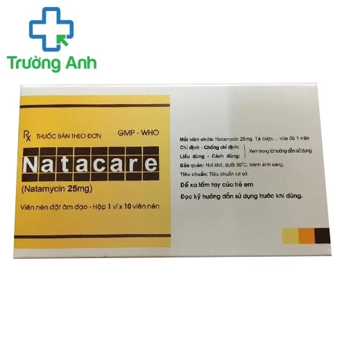 Natacare 25mg - Thuốc điều trị viêm âm đạo hiệu quả của Pharbaco
