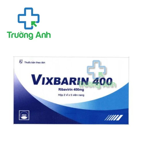 Vixbarin 400mg Pymepharco - Thuốc kháng sinh điều trị viêm gan C mạn tính