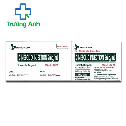 Cinezolid Injection 2mg/ml CJ Healthcare - Thuốc chống nhiễm khuẩn hiệu quả