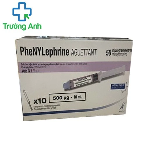 Phenylephrine Aguettant 50 microgrammes/mL -Thuốc điều trị hạ huyết áp 