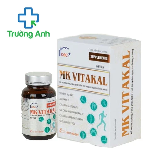 MK Vitakal (60 viên) Abipha - Giúp bổ sung canxi, vitamin và khoáng chất hiệu quả