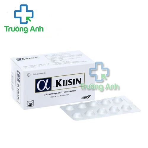 α-Kiisin (Alpha Kiisin) Pymepharco - Thuốc kháng sinh chống viêm, chống phù nề