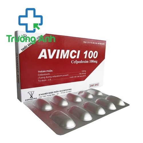 Avimci 100mg Armephaco (viên) - Thuốc hỗ trợ điều trị nhiễm khuẩn hiệu quả