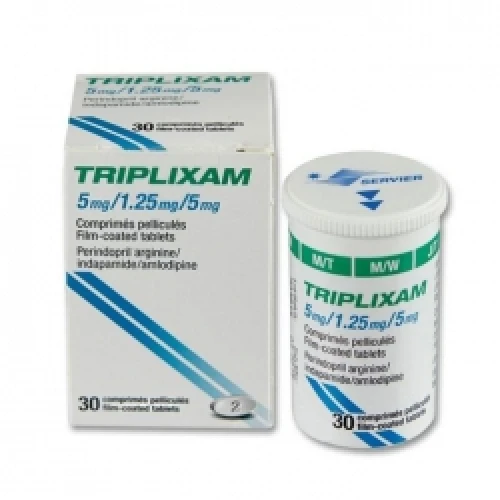 Triplixam 5mg/1.25mg/5mg - Thuốc điều trị bệnh huyết áp hiệu quả