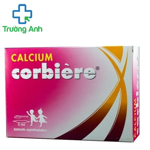 Calcium corbiere 5ml Sanofi - Hỗ trợ điều trị và bổ sung canxi hiệu quả