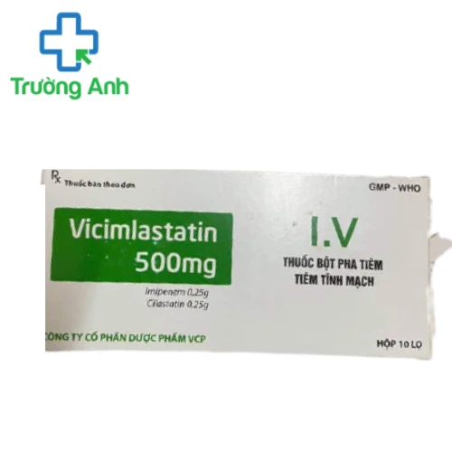 Vicimlastatin 500mg - Thuốc điều trị nhiễm khuẩn hiệu quả