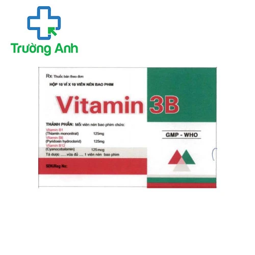 Vitamin 3B Quapharco - Phòng và trị bệnh do thiếu Vitamin nhóm B