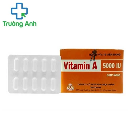 Vitamin A 5000IU Mekophar - Bổ sung vitamin nhóm A hiệu quả