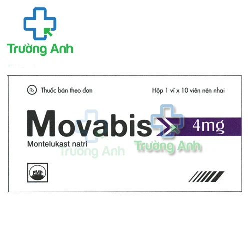 Movabis 4mg Pymepharco - Thuốc kháng sinh điều trị bệnh hen suyễn