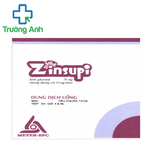Zinsupi - Hỗ trợ bổ sung kẽm hiệu quả của Meyer - BPC