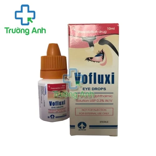 Vofluxi Eye Dropsb 10ml Atco - Thuốc hỗ trợ điều trị nhiễm khuẩn mắt hiệu quả
