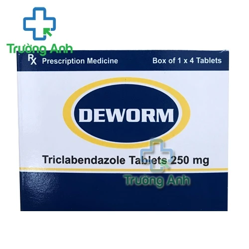 Deworm 250mg Atra Pharma - Điều trị sán lá gan, lá phổi hiệu quả