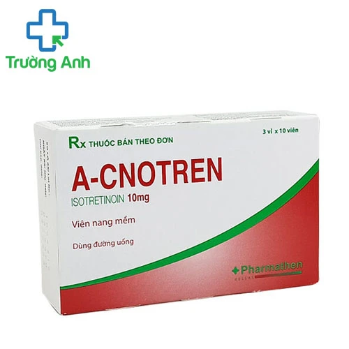 A - Cnotren - Thuốc dùng để điều trị mụn trưng cá nặng hiệu quả