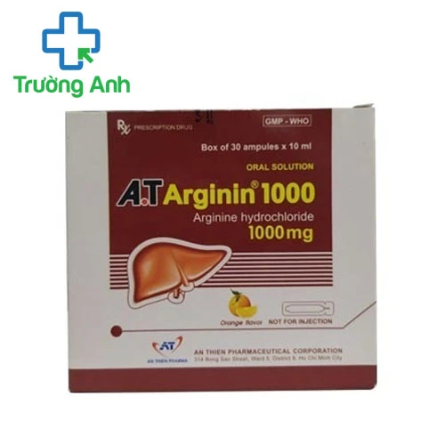 A.T Arginin 1000 - Thuốc điều trị viêm gan, xơ gan, giải độc gan