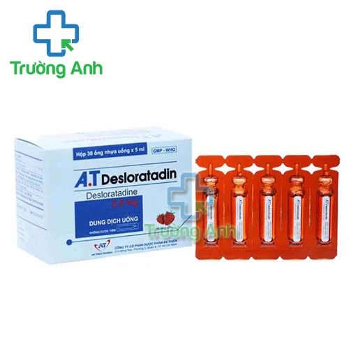 A.T Desloratadin (ống 5ml) - Thuốc điều trị viêm mũi dị ứng