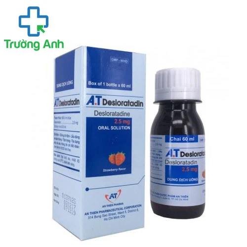 A.T Desloratadin (chai 30ml) - Thuốc điều trị dị ứng hiệu quả của An Thiên