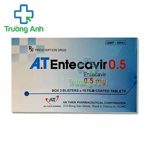 A.T Entecavir 0.5 - Thuốc điều trị viêm gan B hiệu quả