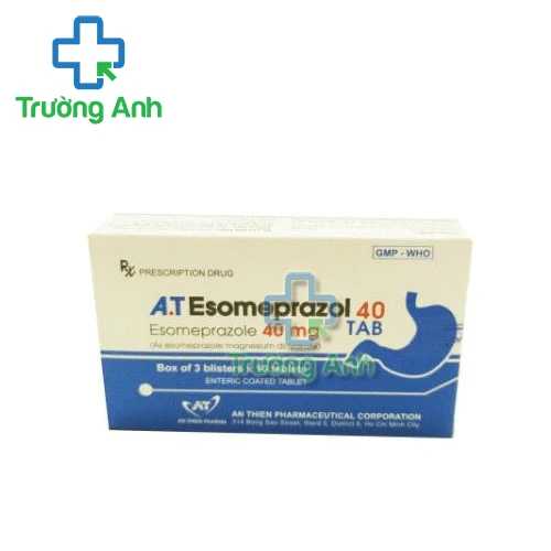 A.T Esomeprazol 40 tab - Điều trị trào ngược dạ dày - thực quản