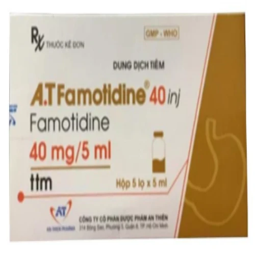 A.T Famotidine 40 inj - Thuốc điều trị viêm loét dạ dày - tá tràng hiệu quả