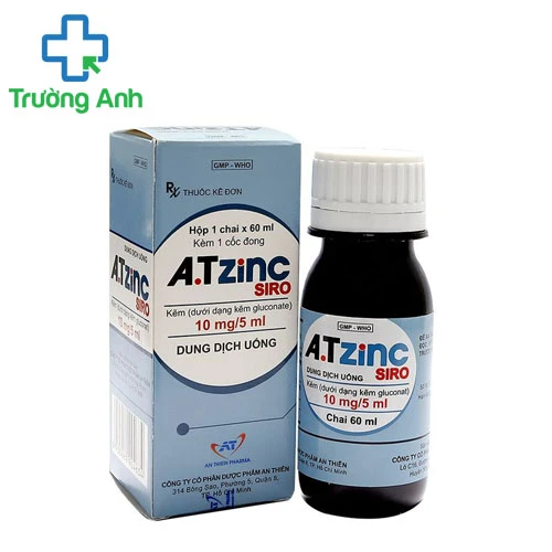 A.T Zinc (viên) - Thuốc bỏ sung kẽm vào chế độ ăn hàng ngày hiệu quả