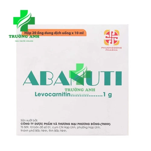 Abanuti - Thuốc điều trị chứng hụt Carnitine nguyên phát hiệu quả