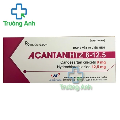 Acantan HTZ 8-12.5 - Thuốc điều trị tăng huyết áp hiệu quả