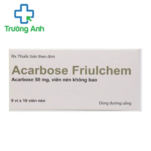 Acarbose Friulchem - Thuốc điều trị đái tháo đường typ2 hiệu quả