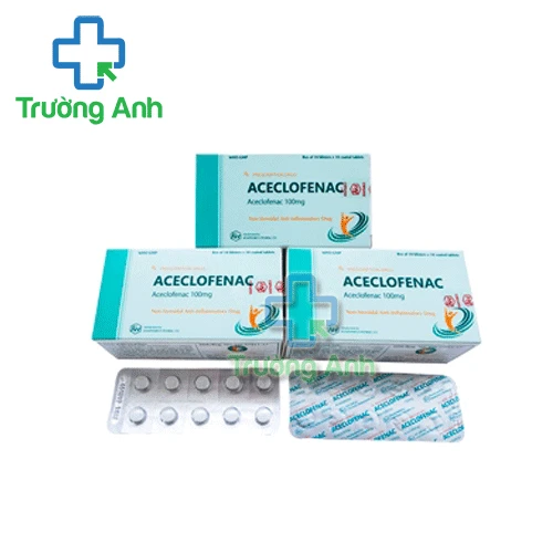 Aceclofenac 100mg Khapharco - Thuốc giảm đau, kháng viêm