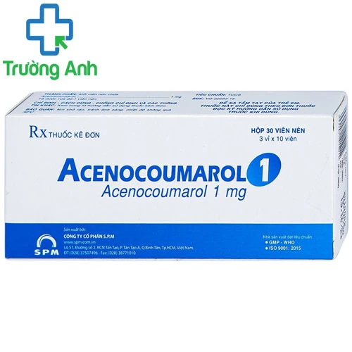 Acenocoumarol 1 - Thuốc điều trị viêm tĩnh mạch của CTCP SPM