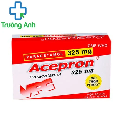 Acepron 325 mg - Thuốc giảm đau, hạ sốt của Dược Phẩm Cửu Long
