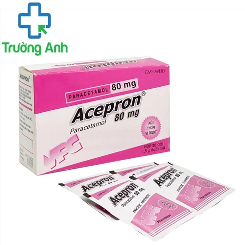 Acepron 80 - Thuốc giảm đau, hạ sốt cho trẻ hiệu quả