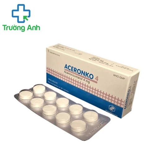 Aceronko 4 - Thuốc dùng điều trị bệnh tim mạch hiệu quả