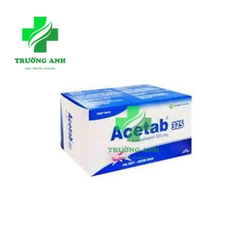 Acetab 325mg- Thuốc giảm đau và sốt từ nhẹ đến vừa hiệu quả