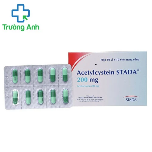 Acetylcystein Stada 200mg - Điều trị bệnh lý hô hấp có đờm nhầy