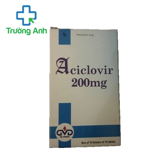 Aciclovir 200mg MD Pharco - Thuốc phòng ngừa tái nhiễm Herpes sinh dục hiệu quả