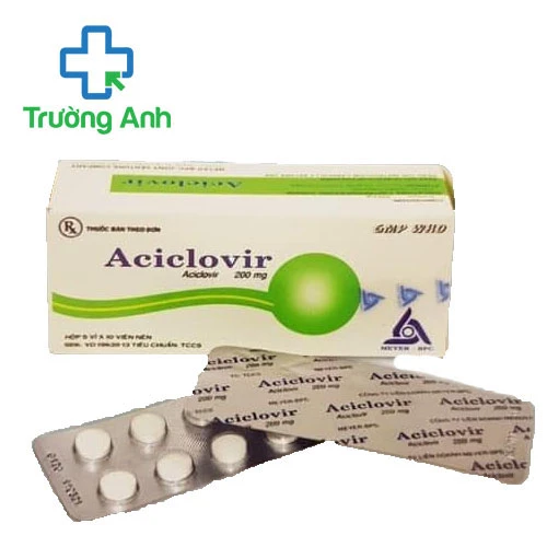 Aciclovir 200mg Meyer - Điều trị nhiễm Herpes simplex trên da