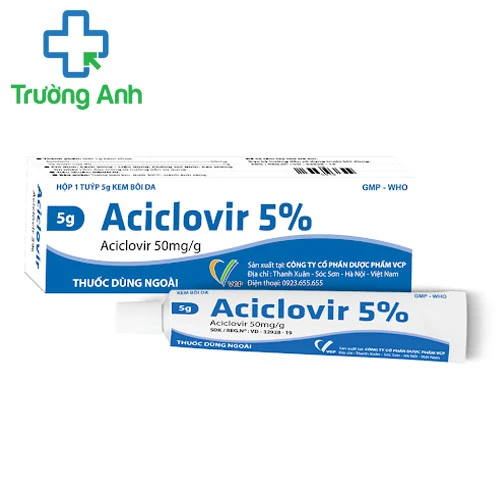 ACICLOVIR 5% VCP - Thuốc điều trị bệnh da liễu hiệu quả