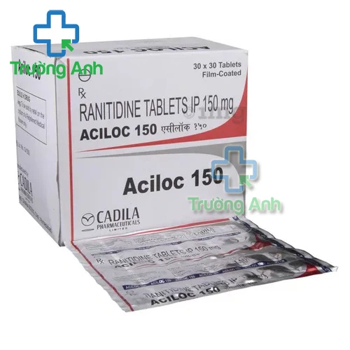 Aciloc 150 Cadila - Thuốc điều trị bệnh lý viêm loét tá tràng