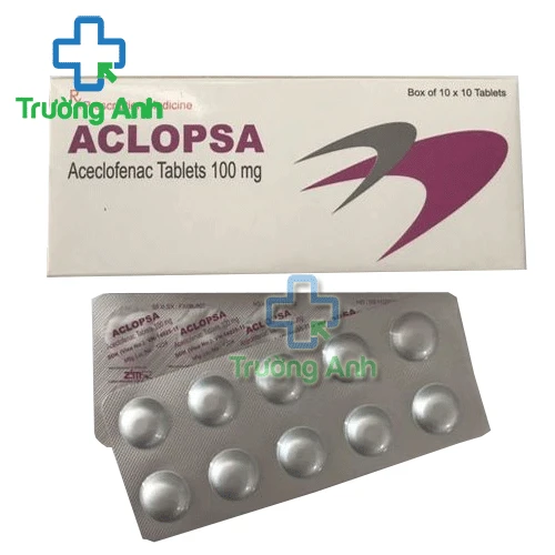 Aclopsa 100mg - Thuốc giảm đau xương khớp của Ấn Độ
