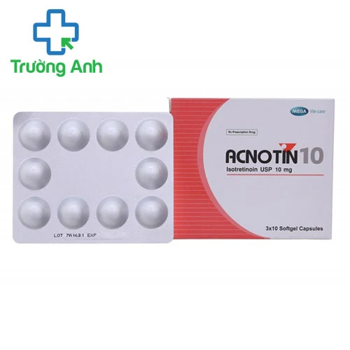 Acnotin 10 - Thuốc điều trị các dạng mụn trứng cá nặng