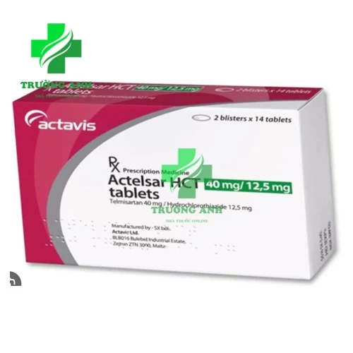 Actelsar HCT 40mg/12,5mg - Thuốc điều  trị tăng huyết áp của Malta