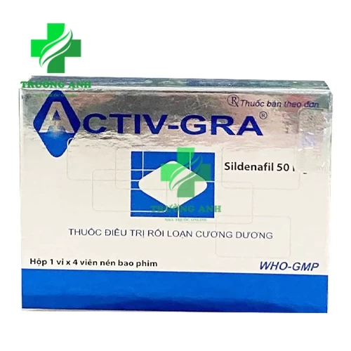 Activ-gra - Thuốc điều trị rối loạn cương dương của Medipharco